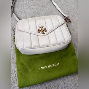 Tory Burch Kira leather crossbody.